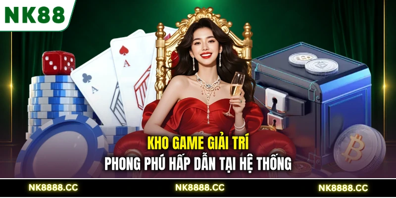 Kho game giải trí phong phú hấp dẫn tại hệ thống