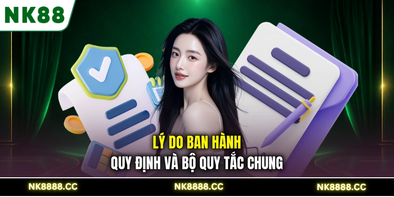 Lý do ban hành quy định và bộ quy tắc chung