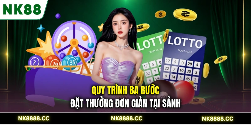 Quy trình ba bước đặt thưởng đơn giản tại sảnh