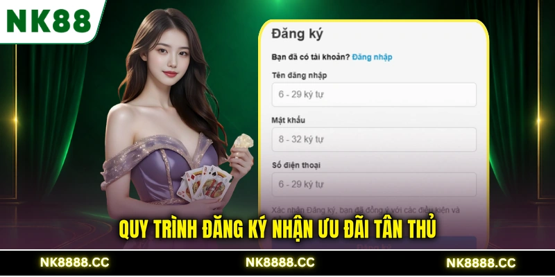 Quy trình đăng ký nhận ưu đãi tân thủ