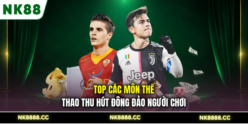 Top các môn thể thao thu hút đông đảo người chơi